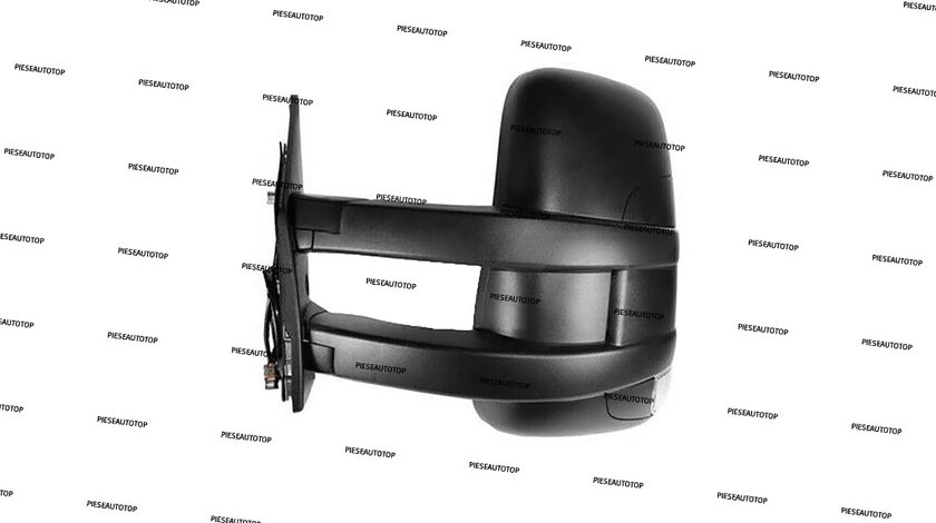 Oglinda stanga manuala Iveco Daily 2007-2011 NOUA 504150538 (VARIANTA LUNGA) CU LAMPA SEMNALIZARE