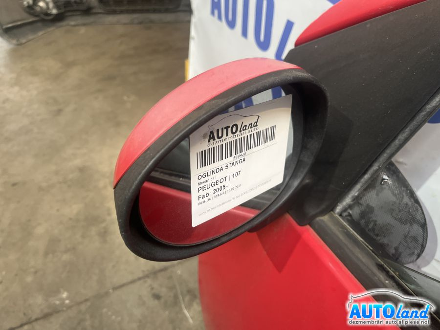 Oglinda Stanga Mecanica Peugeot 107 2005