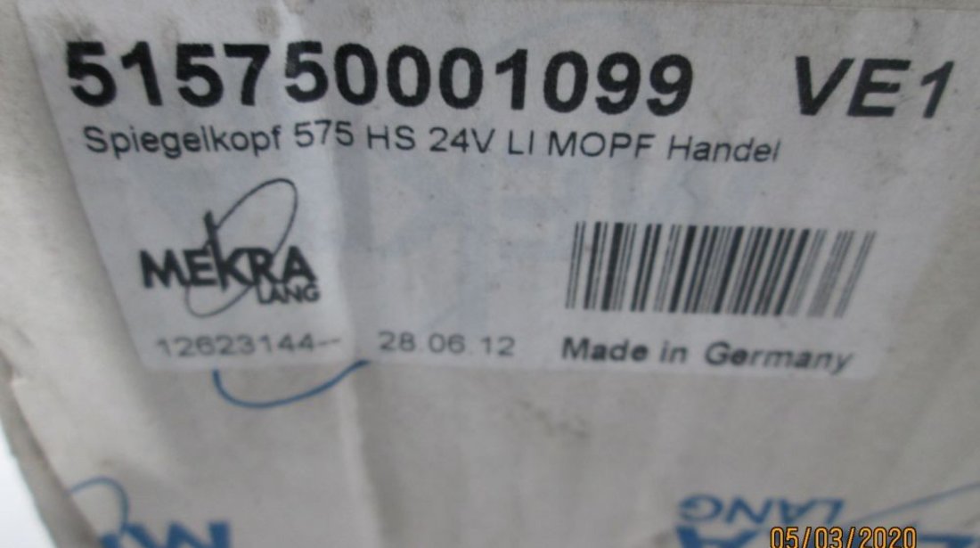 Oglinda stanga Mercedes Atego an 2004-2013 cod 515750001099