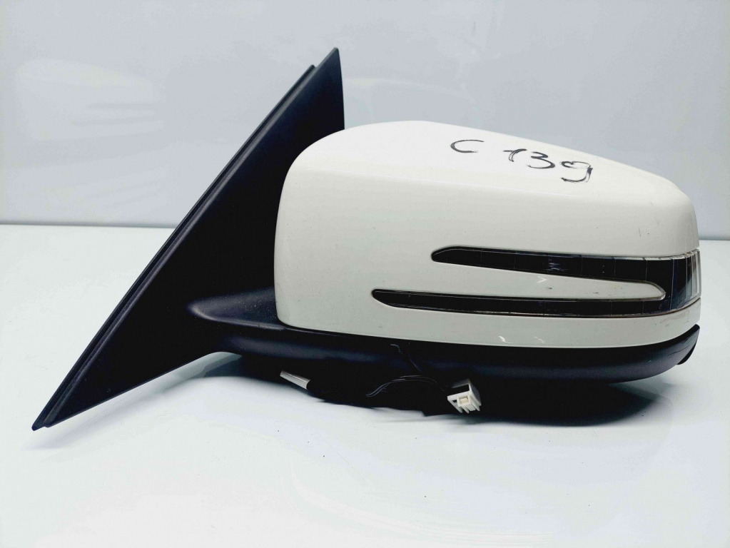 Oglinda stanga Mercedes Clasa C (W204) [Fabr 2007-2014] 650 ALB CALCIT