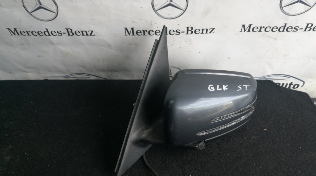 Oglinda stanga rabatabil electric Mercedes GLK x204 semnal crapat