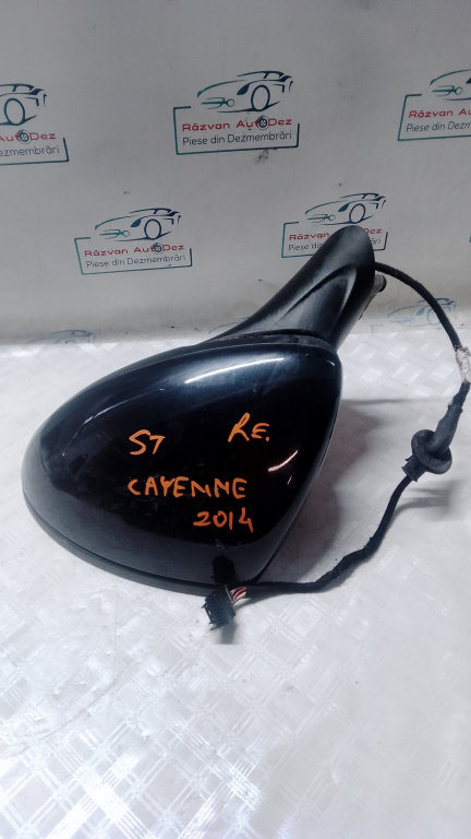 Oglinda stanga rabatare electrica Porsche Cayenne - Motorina 2014, 12 PINI