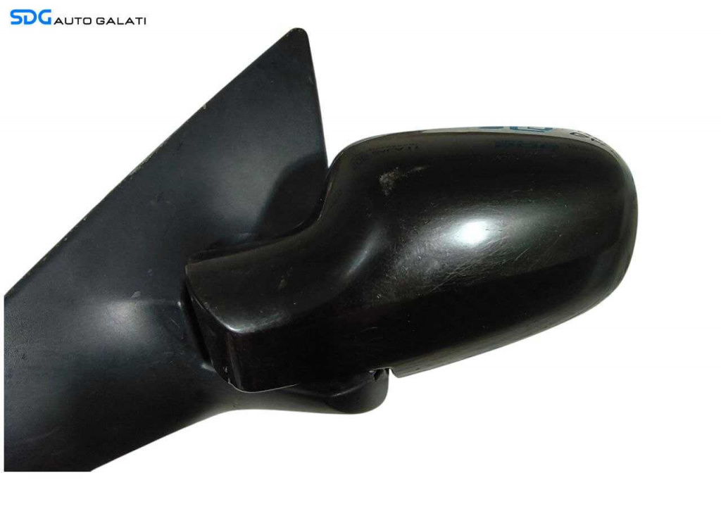 Oglinda Stanga Reglaj Manual Manuala Renault Megane 2 2002 - 2008 Culoare Neagra Cod 12353060 82002-19919 [LR1380]