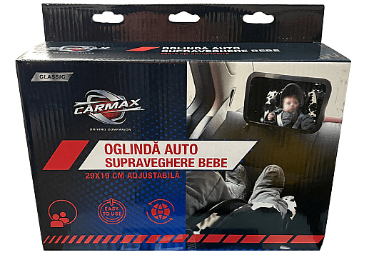 Oglinda Supraveghere Copii Auto Carmax 29x19cm 55488