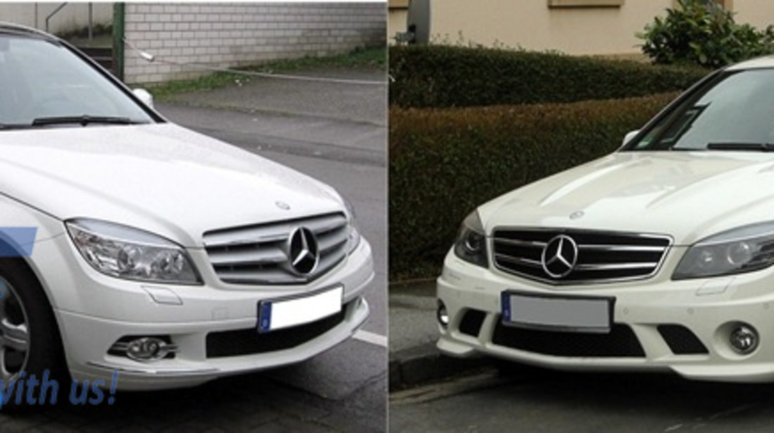 Oglinzi Complete compatibil cu Mercedes W204 C-Class (2007-2012) Facelift Design