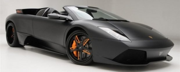 One of a kind: Lamborghini Murcielago LP650-4 Roadster negru mat!