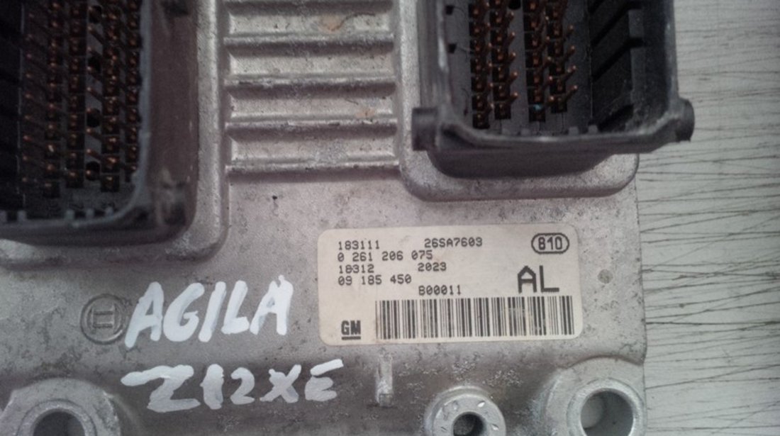 opel agila z12xe 09185450AL BOSCH 0261206075