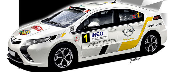 Opel Ampera, debut la Raliul de la Monte Carlo Opel Ampera, debut la Raliul de la Monte Carlo