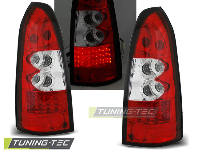 OPEL ASTRA G 09.97-02.04 KOMBI ROSU ALB LED