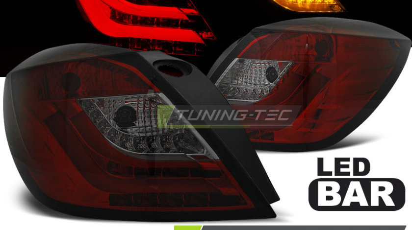 OPEL ASTRA H 03.04-09 3D ROSU SMOKE LED