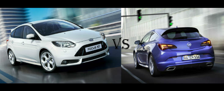 Opel Astra OPC versus Ford Focus ST