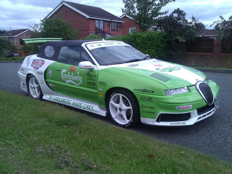 Opel Calibra Veyron Le Mans - tuning cu picioarele din Anglia Opel Calibra Veyron Le Mans - tuning cu picioarele din Anglia