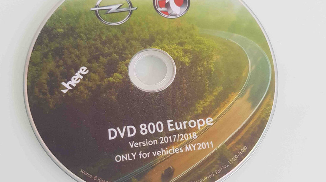 OPEL CD500 Dvd harta navigatie OPEL CD500 Romania 2018