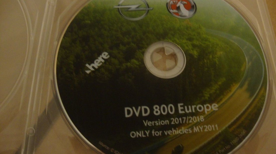 OPEL CD500 Dvd harta navigatie OPEL CD500 Romania 2018