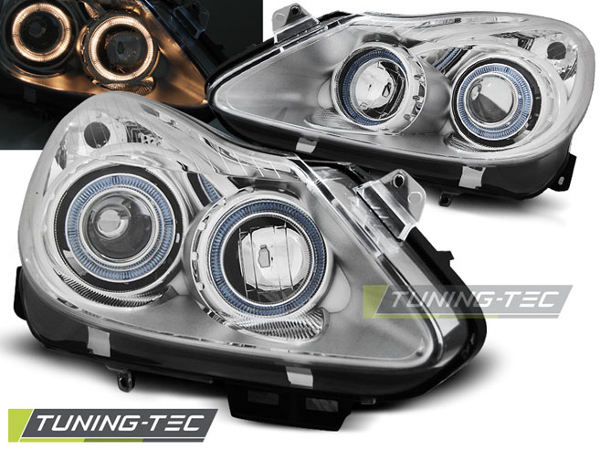 OPEL CORSA D 04.06-11 ANGEL EYES Crom look