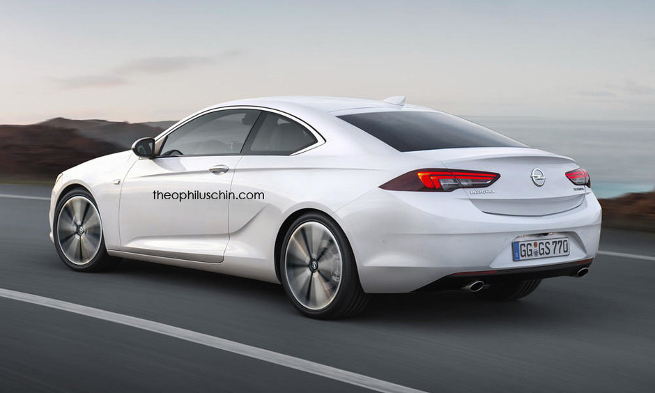 Opel Insignia Coupe - Ipoteza de design