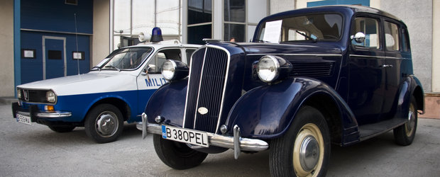 Opel Super Six 1938, fosta masina de Politie, la Ziua Nationala a Permisului de Conducere