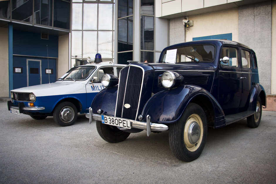 Opel Super Six 1938, fosta masina de Politie, la Ziua Nationala a Permisului de Conducere