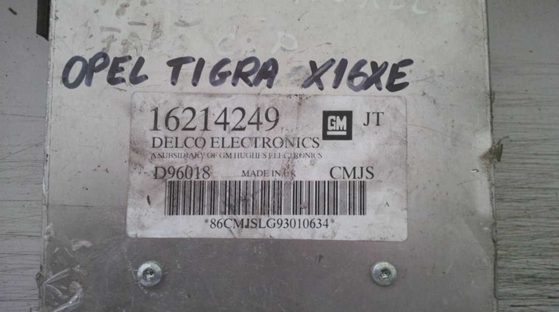 opel tigra 1.6 16v x16xe 16214249JT DELCO ELECTRONICS