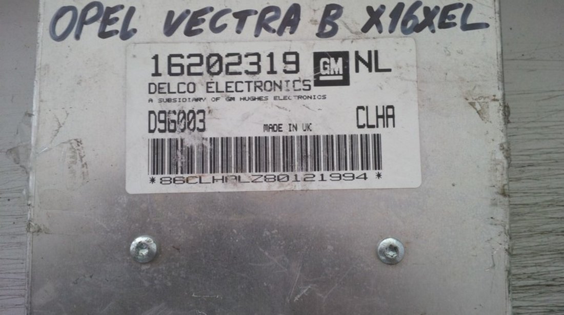 opel vectra b 1.6 16v x16xel 16202319NL DELCO ELECTRONICS