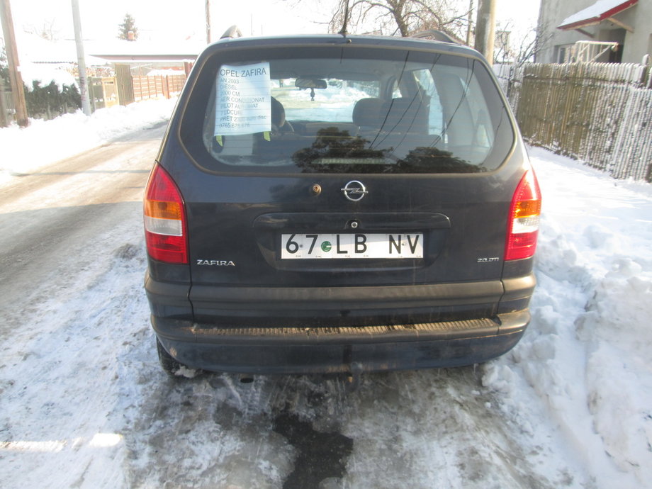 Opel Zafira Zafira 7locuri diesel