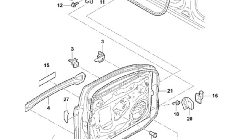 Opritor usa dreapta spate audi A4 B8 2.0 TDI CAG 103 KW OEM 8K0839249B