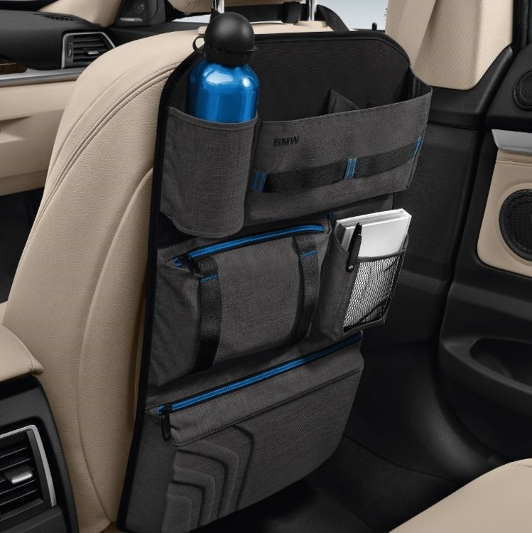 Organizator Spatar Scaun Auto Oe Bmw Negru / Gri / Albastru 52122406212