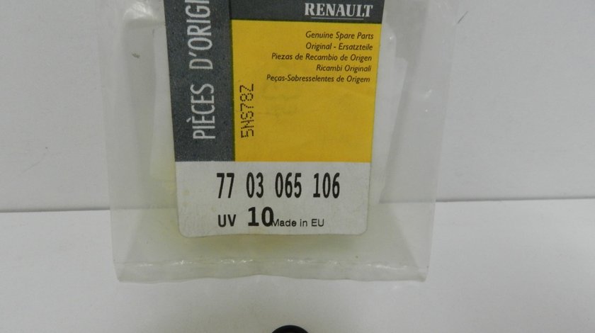 Oring caseta directie Renault Clio , Megane 7,6X10,8X1,6, Original Renault 7703065106 Kft Auto