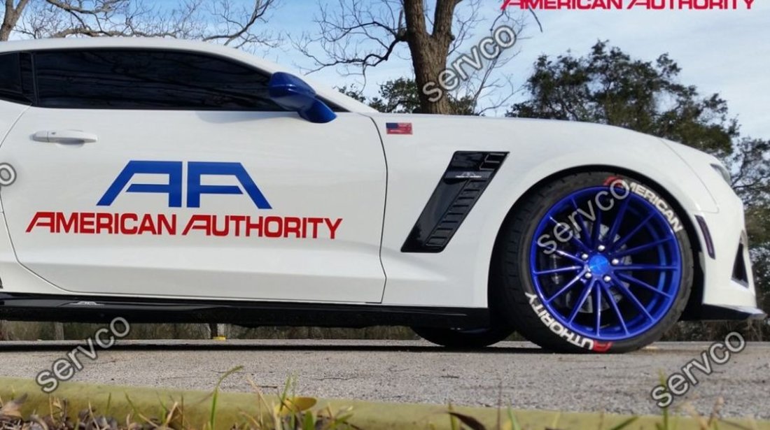 Ornament aripa bara fata Chevrolet Camaro VETTE Style 2016-2021 v2