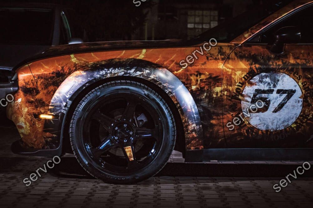 Ornament aripa bara fata Dodge Challenger 2015-2021 v3