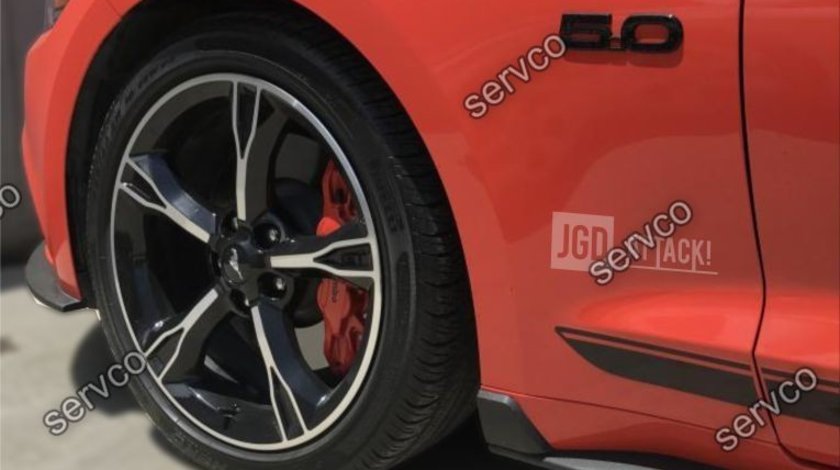 Ornament aripa bara fata Ford Mustang GT, Ecoboost, V6 GT350 Style 2015-2021 v2