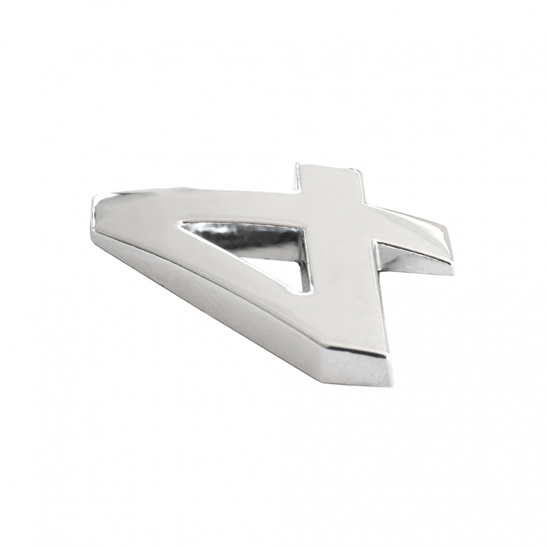 Ornament Auto 3d. Cifra 4. 26 Mm. Cromat Mega Drive 64449