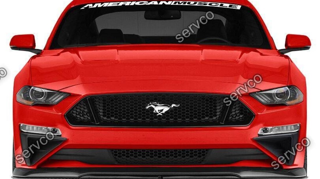 Ornament bara fata Ford Mustang Ecoboost, GT ROUSH Style 2018-2021 v1