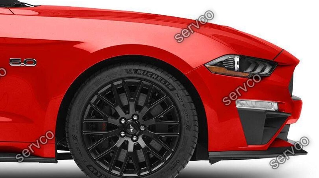 Ornament bara fata Ford Mustang Ecoboost, GT ROUSH Style 2018-2021 v1