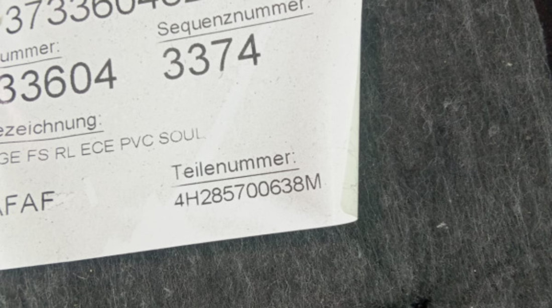 Ornament bord 4h285700638m Audi A8 D4/4H [facelift] [2013 - 2018] 3.0 tdi CTDB