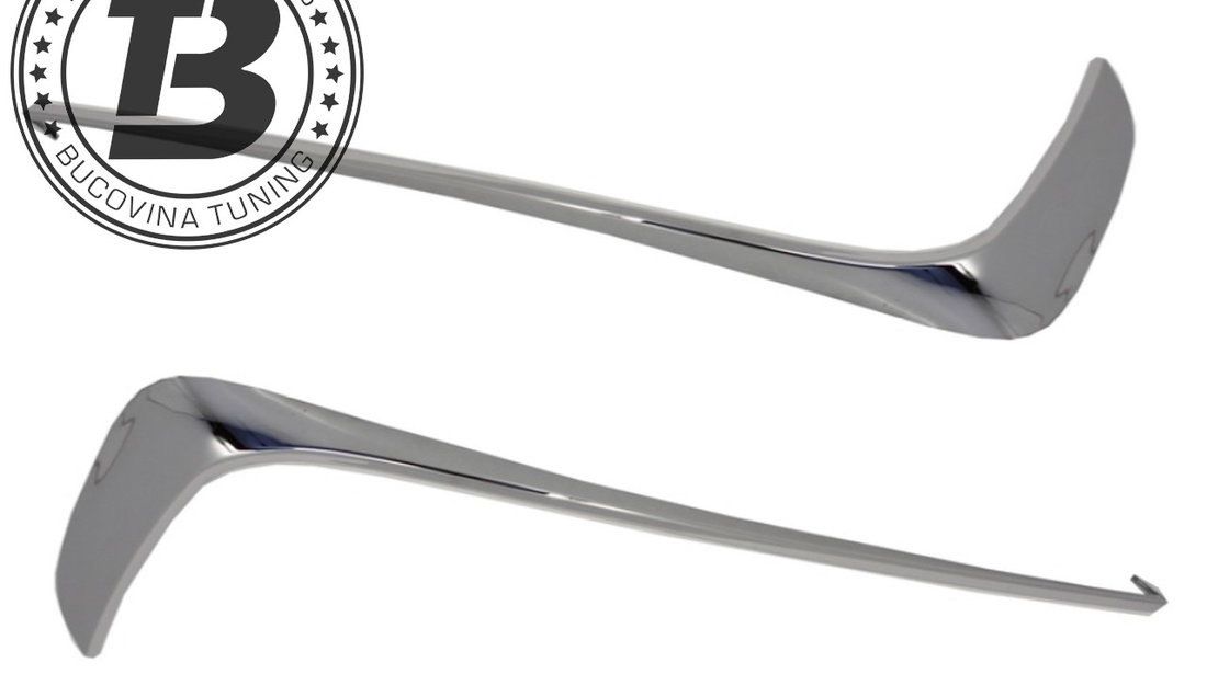 Ornament Bumerang Crom Bara Fata compatibila cu MERCEDES S-Class W222 (2013+)