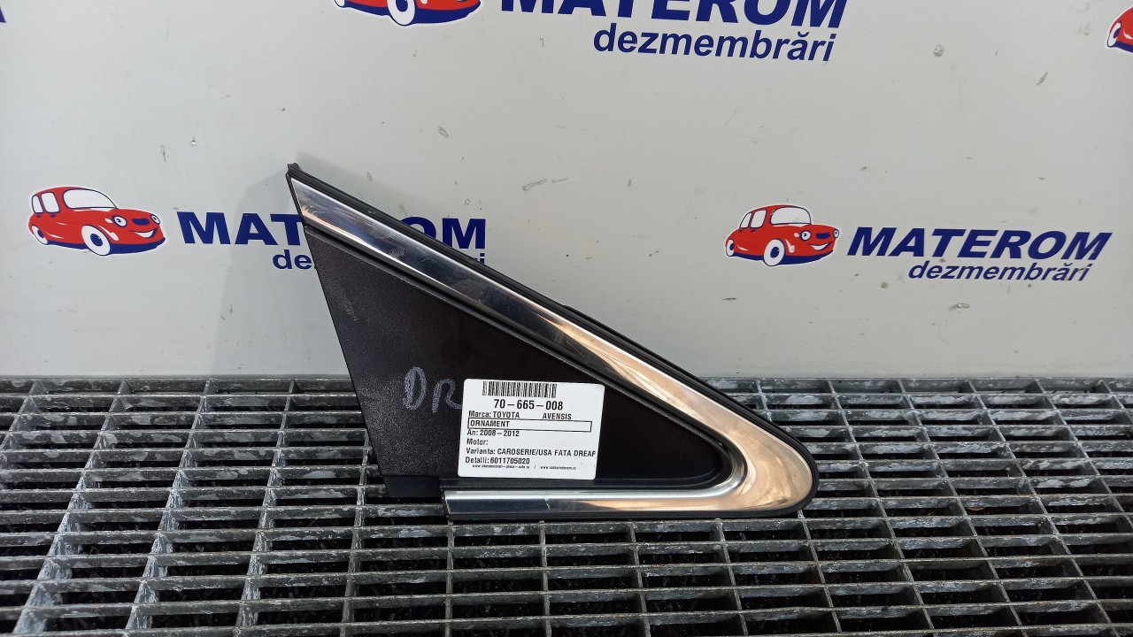 ORNAMENT CAROSERIE TOYOTA AVENSIS AVENSIS - - (2008 2012)