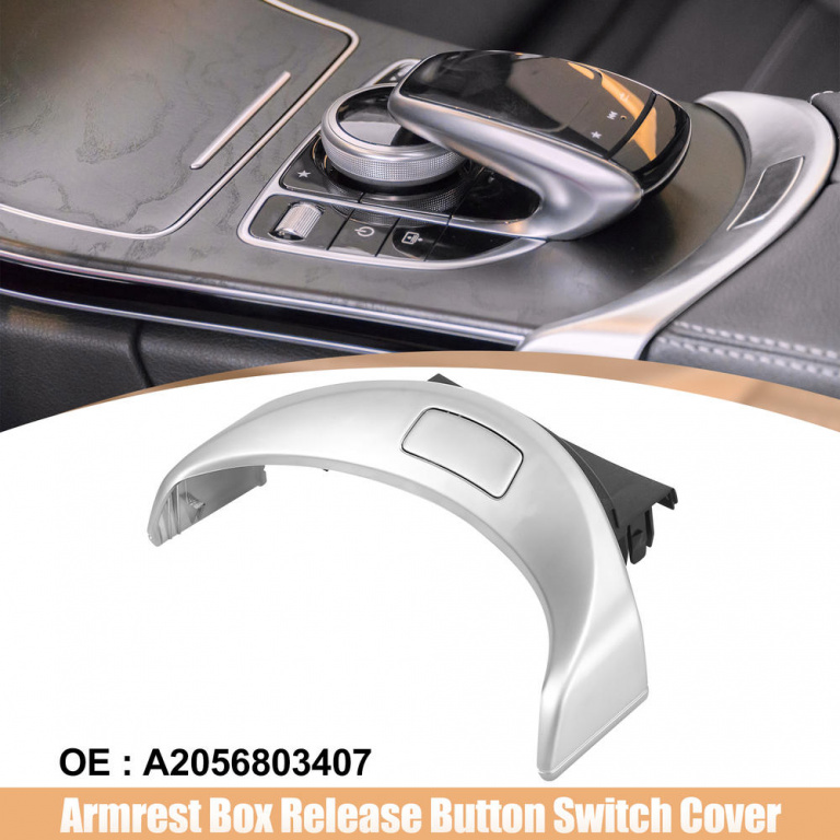 Ornament Cotiera + Buton Deschidere Nty Mercedes-Benz C-Class W205 2013→ Crom EZC-ME-286