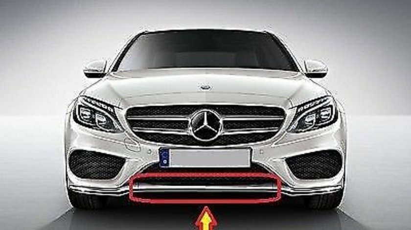 Ornament crom bara fata Mercedes C-Class W205 AMG (2014-2019) cod A2058851574