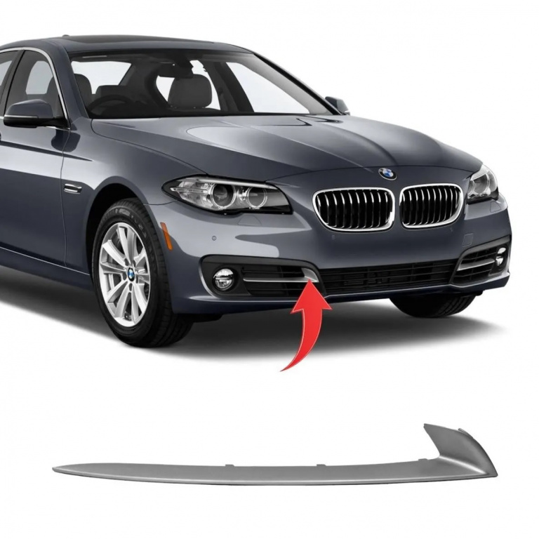 Ornament Grila Bara Fata Dreapta Blic Bmw Seria 5 F10 2013-2017 Facelift 6502-07-0067928NP
