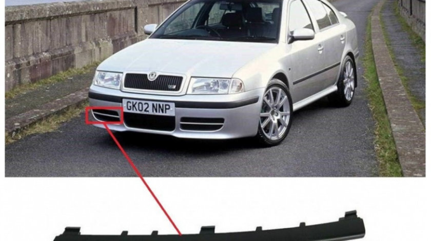 Ornament Grila Bara Fata Dreapta Oe Skoda Octavia 1 2000-2010 RS 1U0853656GRU