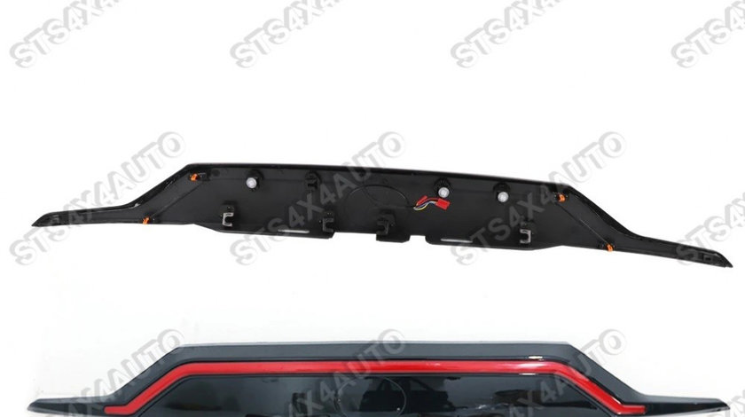 ORNAMENT HAION CU LED FRANA SI DYNAMIC SEMNALIZARE TOYOTA Rav 4 2019-2022 BK [V1]