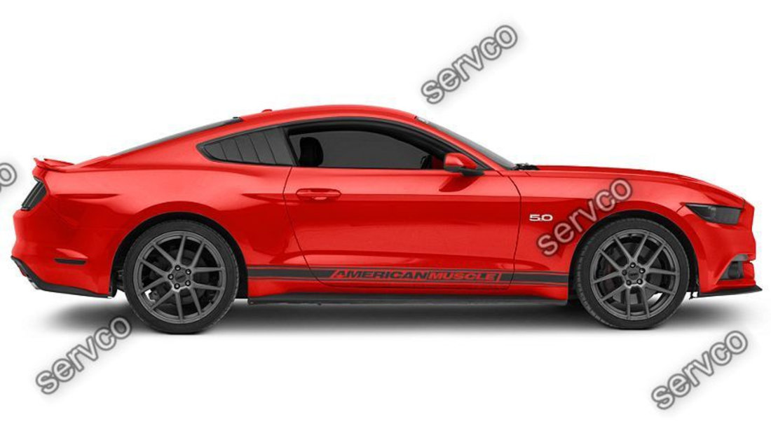 Ornament lateral geam spate Ford Mustang Fastback 2015-2021 v4