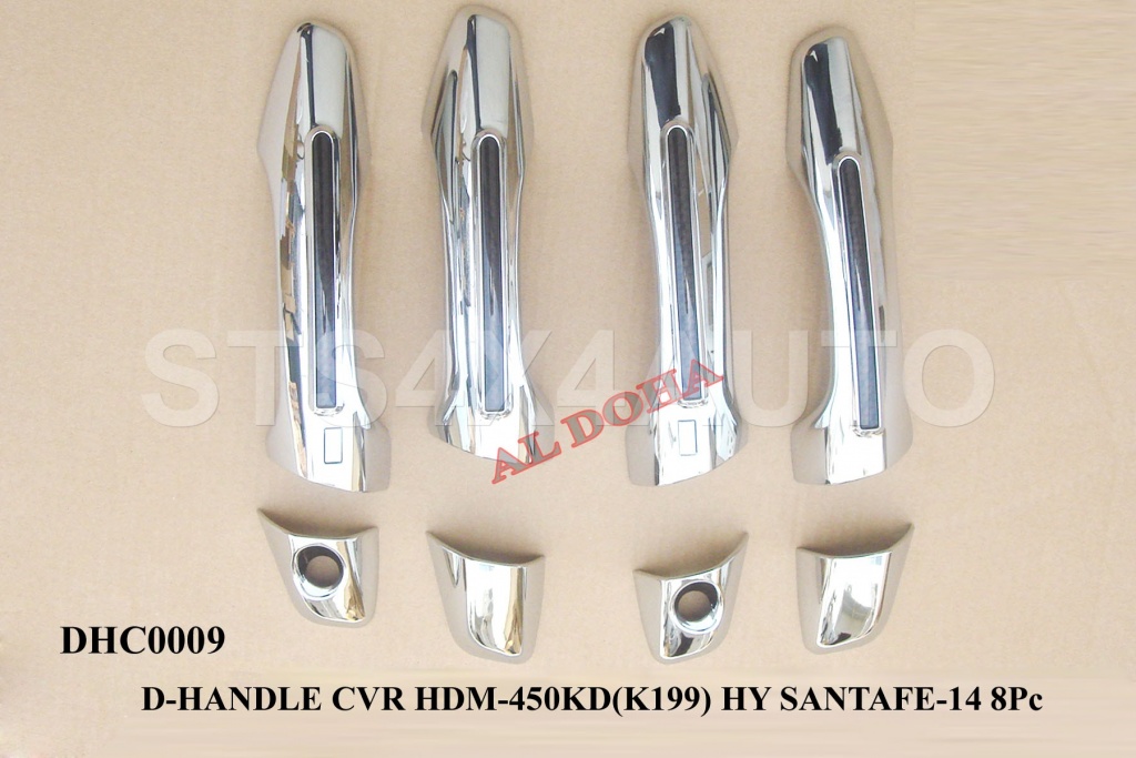 ORNAMENT MANERE CROMATE HYUNDAI SANTAFE 2013-2017 [8-Buc][V1]