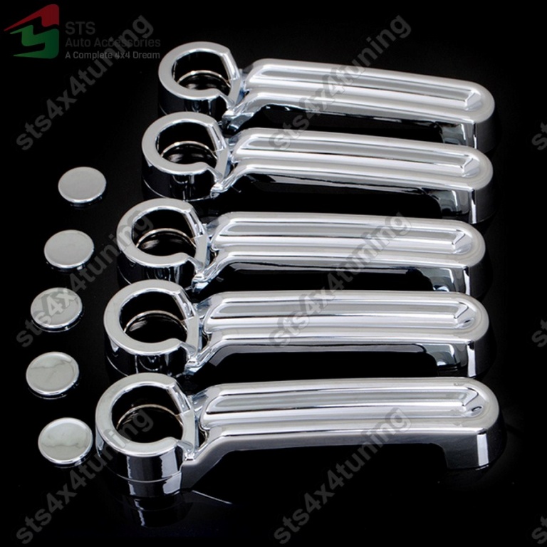 ORNAMENT MANERE CROMATE JEEP WRANGLER JK 4/5 USI 2007-2017 [V1][10-BUC]