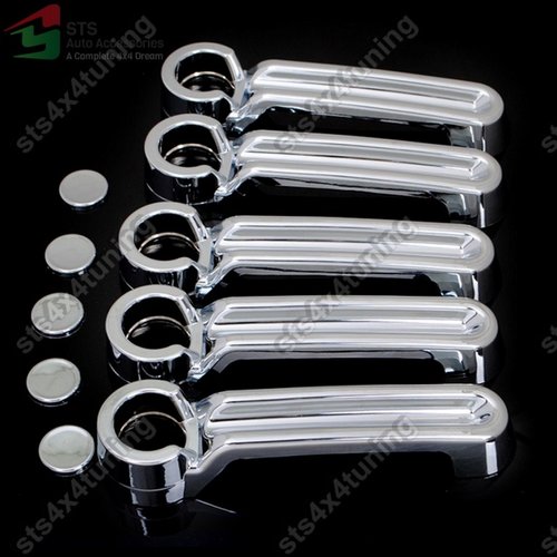 ORNAMENT MANERE CROMATE JEEP WRANGLER JK 4/5 USI 2007-2017 [V1][10-BUC]