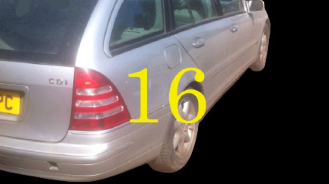 Ornament numar inmatriculare pe haion Mercedes-Benz C-Class W203/S203/CL203 [facelift] [2004 - 2007] wagon 5-usi C220 CDI AT (150 hp) T-Model (S203)