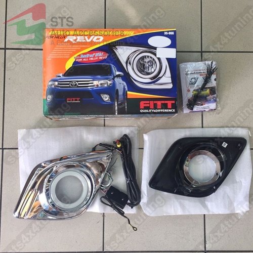 ORNAMENT PROIECTOARE CROMATE CU LUMINI DE ZI-DRL TOYOTA HILUX REVO 2016-2017 [V7]