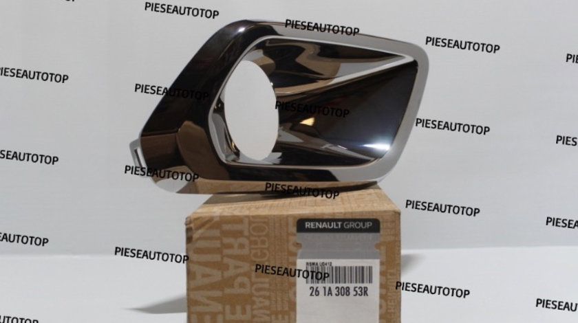 Ornament proiector cromat dreapta Dacia Sandero 2 2019 NOU 261A20031R OE