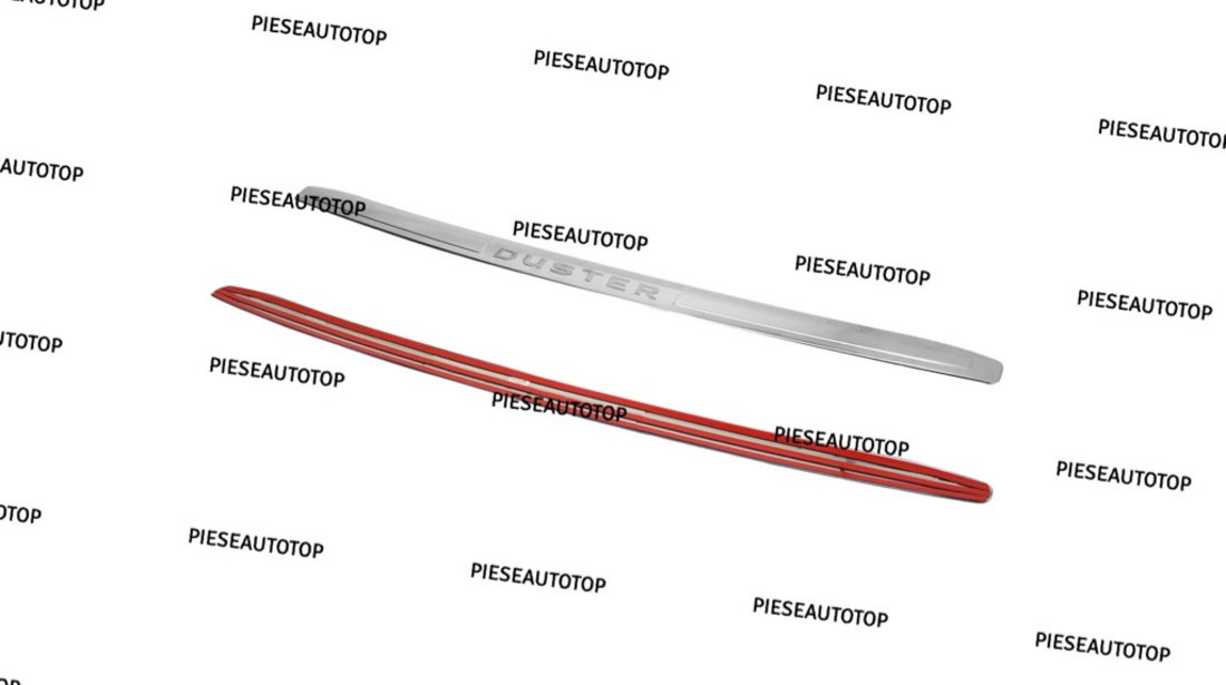 Ornament protectie portbagaj bara spate cromat Dacia Duster 2 2018 NOUA 8201700249 OE